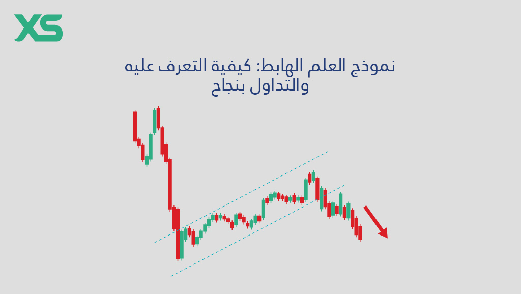 xs-نموذج-العلم-الهابط