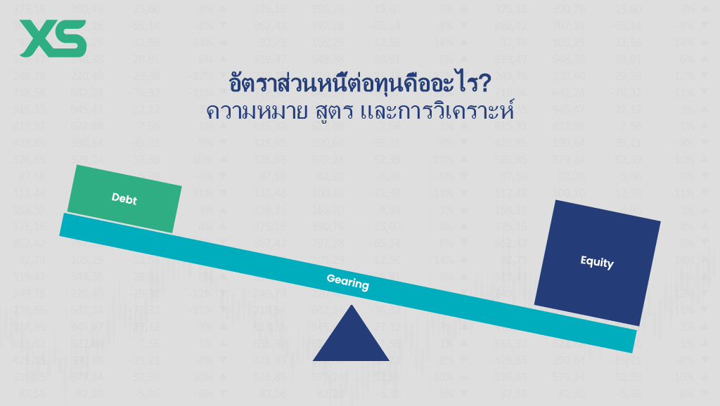 อัตราส่วนหนี้ต่อทุน-xs